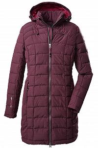 Парка Killtec Skane Wmn Quilted Prk с эффектом пуха и съемным капюшоном - Фото 1