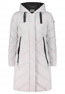 Жіноче стьобане пальто Amber & June з капюшоном - Фото 1