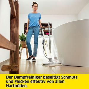 Пароочисник Kärcher SC 2 Upright, час нагріву: 30 с, продуктивність по площі: прибл. 50 м², бак: 0.4 л, потужність нагріву: 1600 Вт synthetic.ua - Фото 1