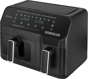 Купити Мультипіч ECG AF 8300 Dual Fry 8.3 л 2700 Вт Black - Фото 1 Мультипіч ECG AF 8300 Dual Fry 8.3 л 2700 Вт Black - Фото 1