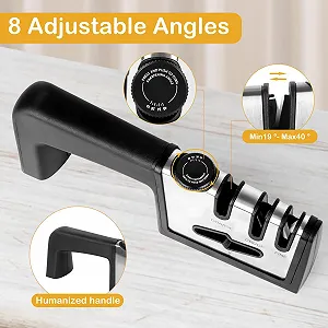 Професійне точилка для ножів та ножиць 4 в 1 з регульованим кутом synthetic.ua - Фото 1