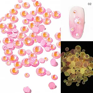 Стразы для ногтей MAGICLULU 2 шт 6 ногтей 6 мешочков смолы для ногтей драгоценные камни маникюрные дрели для женщин просты в использовании и привлекательны synthetic.ua - Фото 1