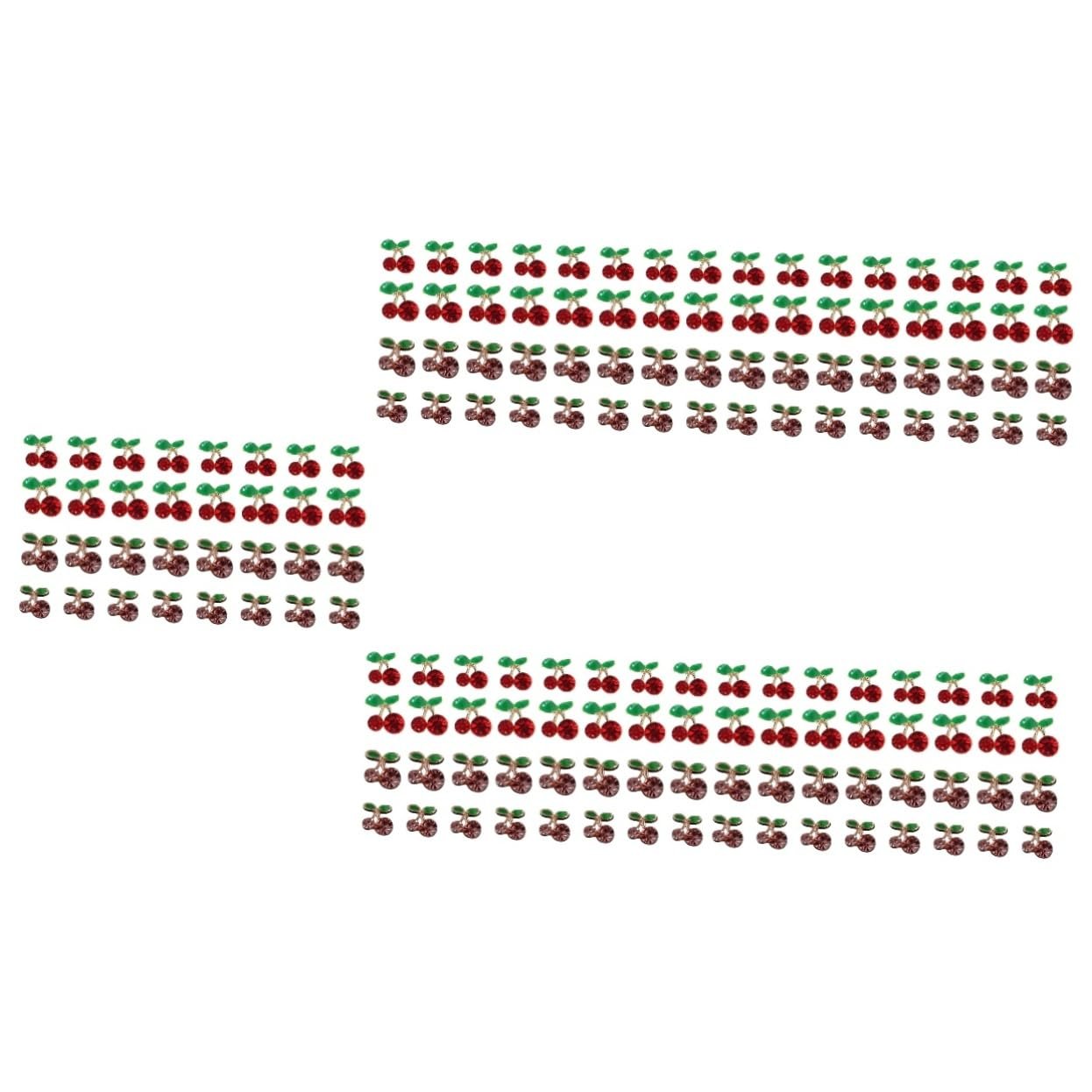 Украшение для ногтей Вишня NOLITOY, 160 шт, золотые аксессуары, маникюрные украшения с фруктами, фото №1 Украшение для ногтей Вишня NOLITOY, 160 шт, золотые аксессуары, маникюрные украшения с фруктами, фото №1