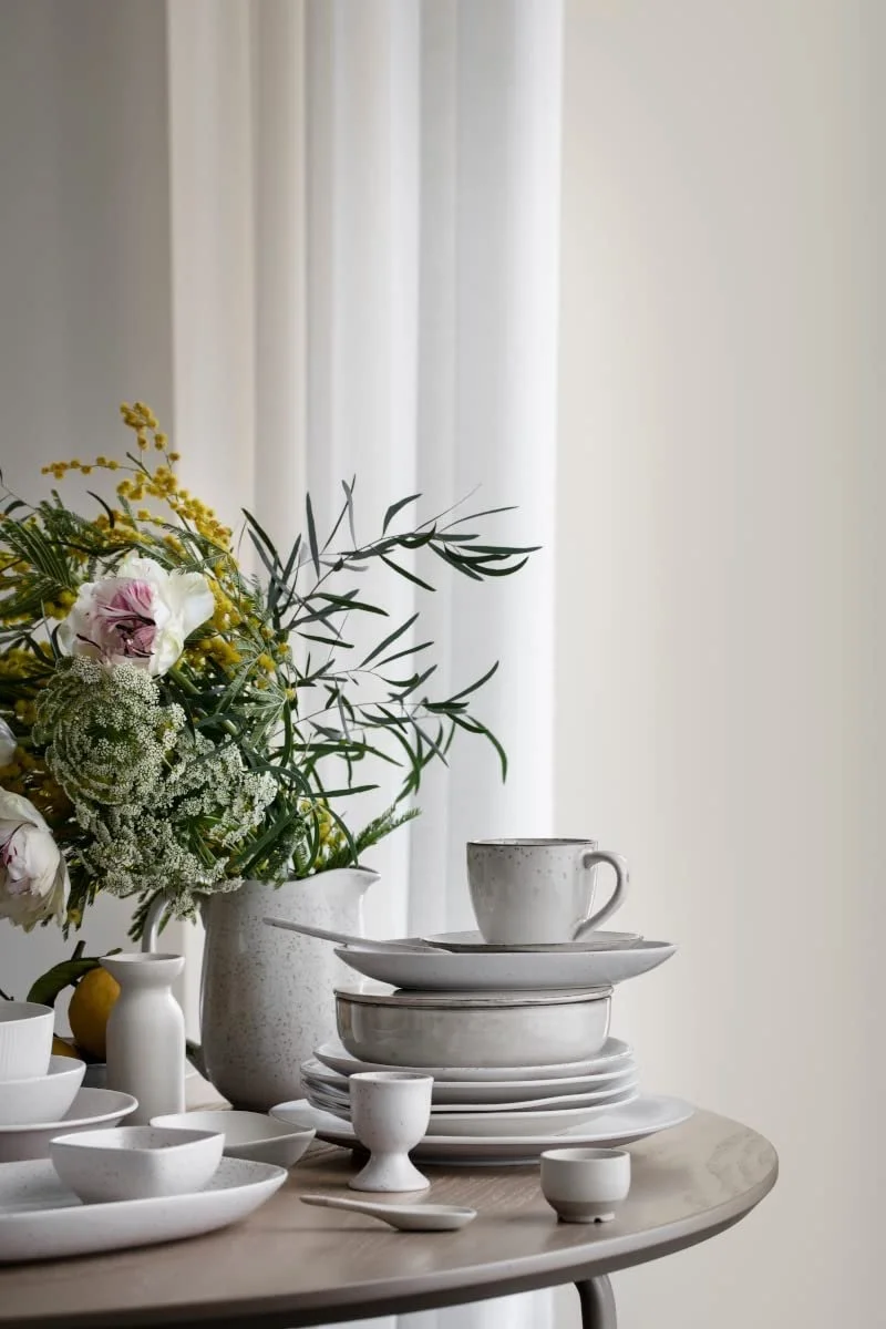 Миска Broste Copenhagen Nordic Vanilla 14533405 S с ножками 8.5 см, фото №4