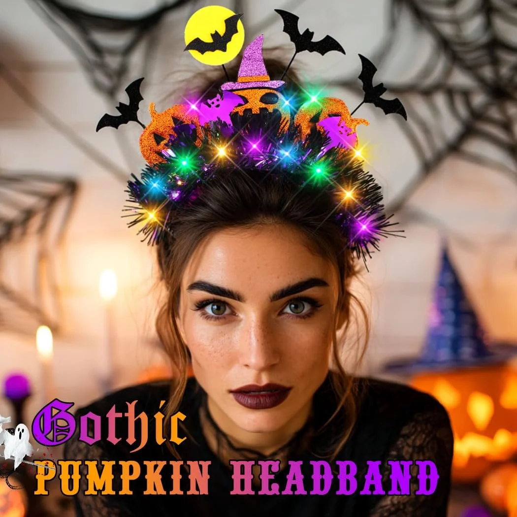 LED Хэллоуин Обруч, фото №3 LED Хэллоуин Обруч, фото №3