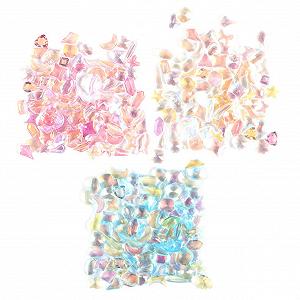 Набор для украшения ногтей WOONEKY со 100 плоскими драгоценными камнями, аксессуарами для ногтей, ювелирными изделиями для женщин, случайный стиль - Фото 1