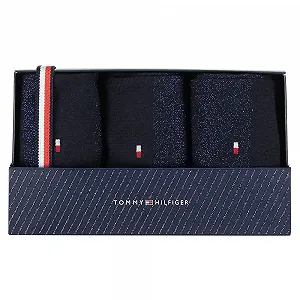 Шкарпетки Tommy Hilfiger Sparkle Жіночі Подарунковий Набір Класичні Шкарпетки - Фото 1