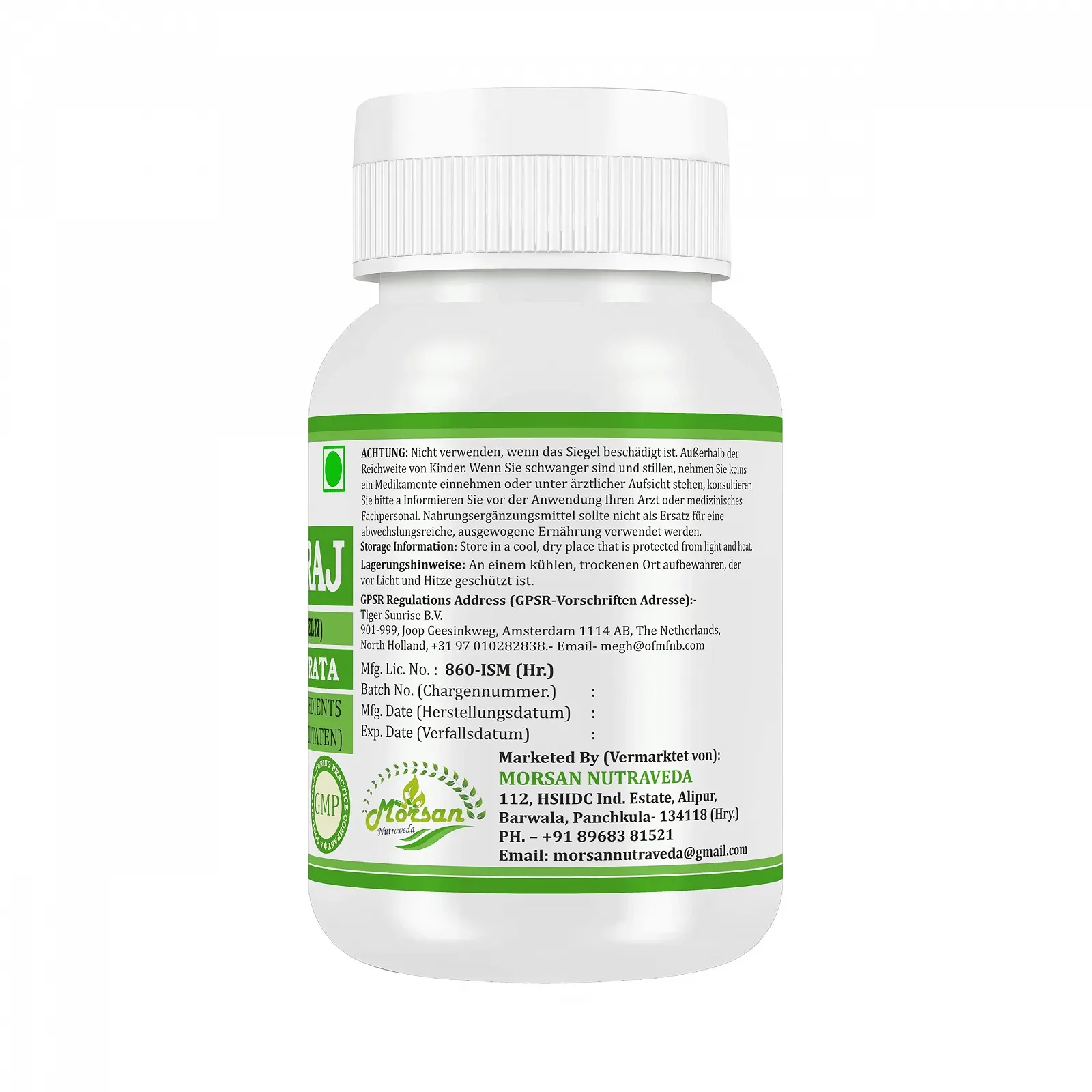 Капсули Bhringraj 500 мг, 60 штук, дієтична добавка, фото №3 Капсули Bhringraj 500 мг, 60 штук, дієтична добавка, фото №3