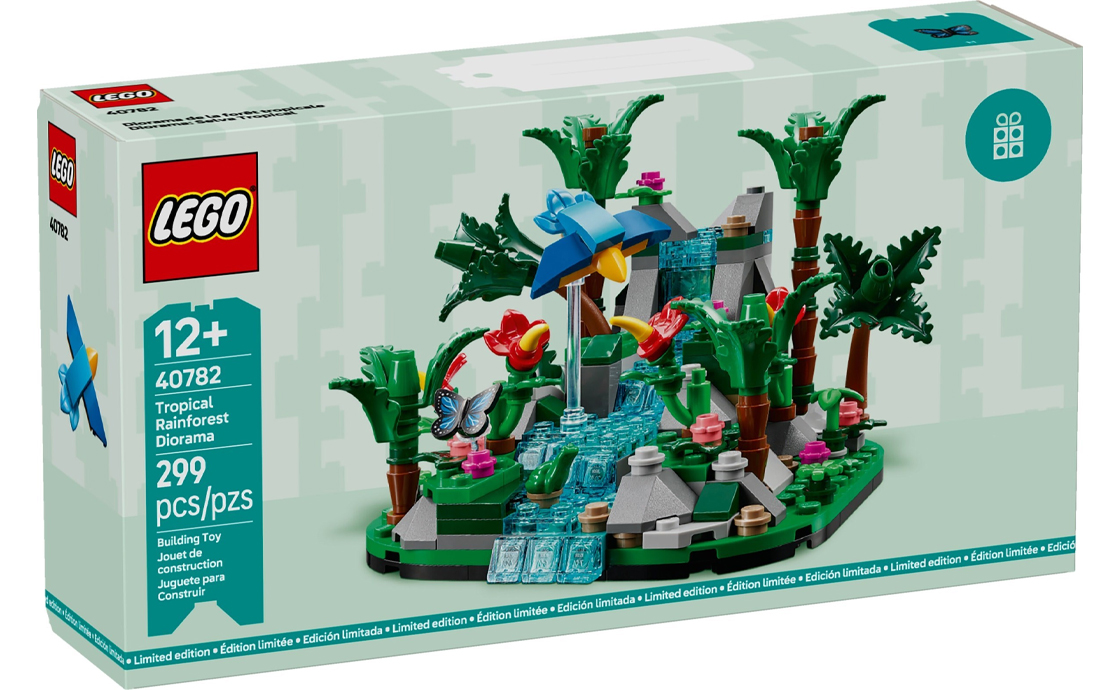 Конструктор Лего LEGO Exclusive Диорама "Дождевой тропический лес" (40782), фото №1
