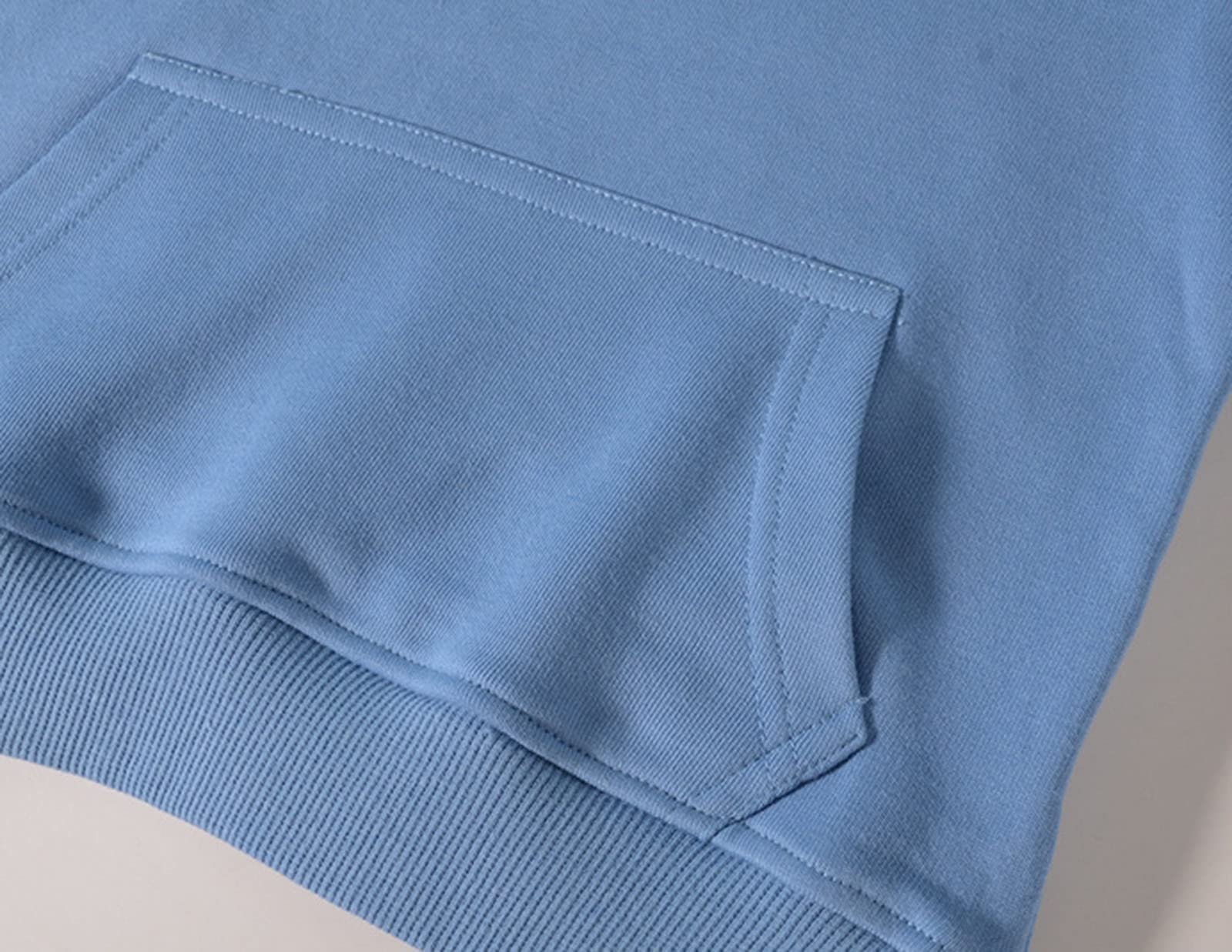 Толстовка для хлопчиків Однотонна з довгими рукавами та капюшоном, фото №6