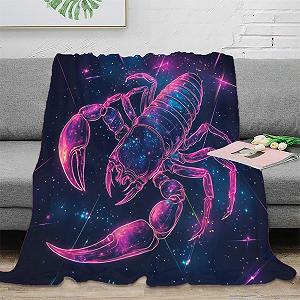 Покривало Scorpions Пухнаста, м'яка і тепла, флісова, покривало, 3D, 200 x 230 см synthetic.ua - Фото 1