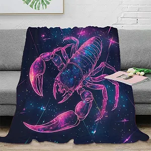 Одеяло Scorpions Пушистое, мягкое и теплое, флисовое, покрывало, 3D, 200 x 230 см synthetic.ua - Фото 1