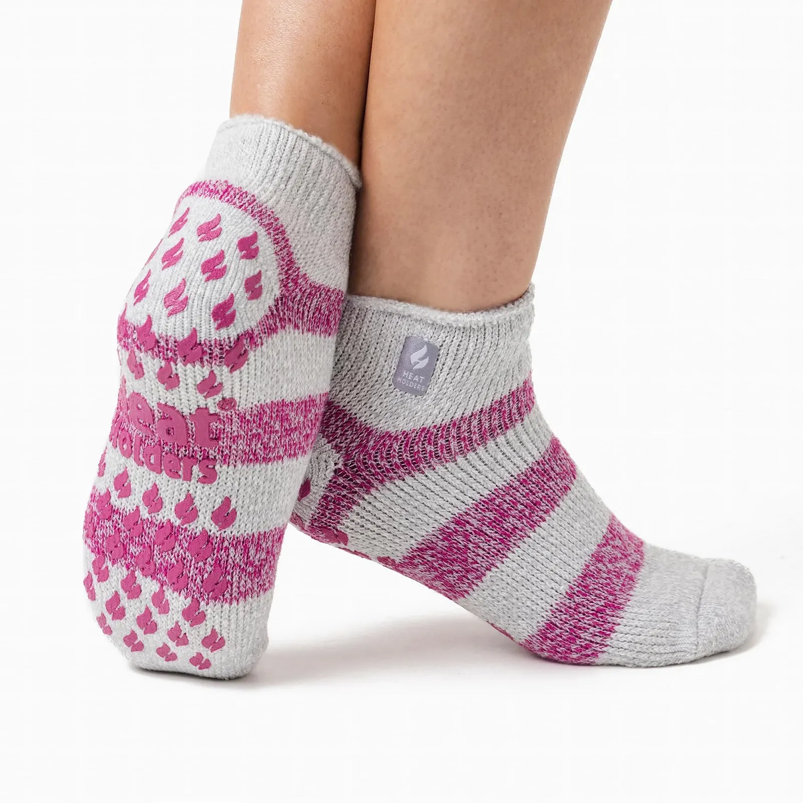 Термоноски женские HEAT HOLDERS, 3 пары, короткие, зимние, с нескользящей подошвой, фото №3