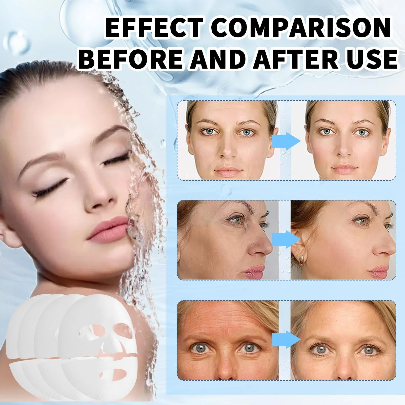 Маска Коллагеновая 4 шт Ночная маска для лица Органическая коллагеновая маска Корейская маска для лица Маска с глубоким коллагеном Коллагеновая маска, фото №4 Маска Коллагеновая 4 шт Ночная маска для лица Органическая коллагеновая маска Корейская маска для лица Маска с глубоким коллагеном Коллагеновая маска, фото №4