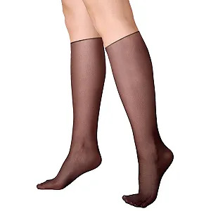 Шкарпетки до коліна жіночі MARILYN Без тиску 15 ден (2 пари) synthetic.ua - Фото 1