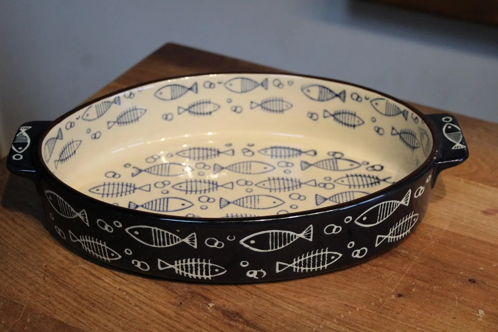 Форма для запекания Mediterane Керамическая Сине-белая 28.5 x 17 см, фото №2