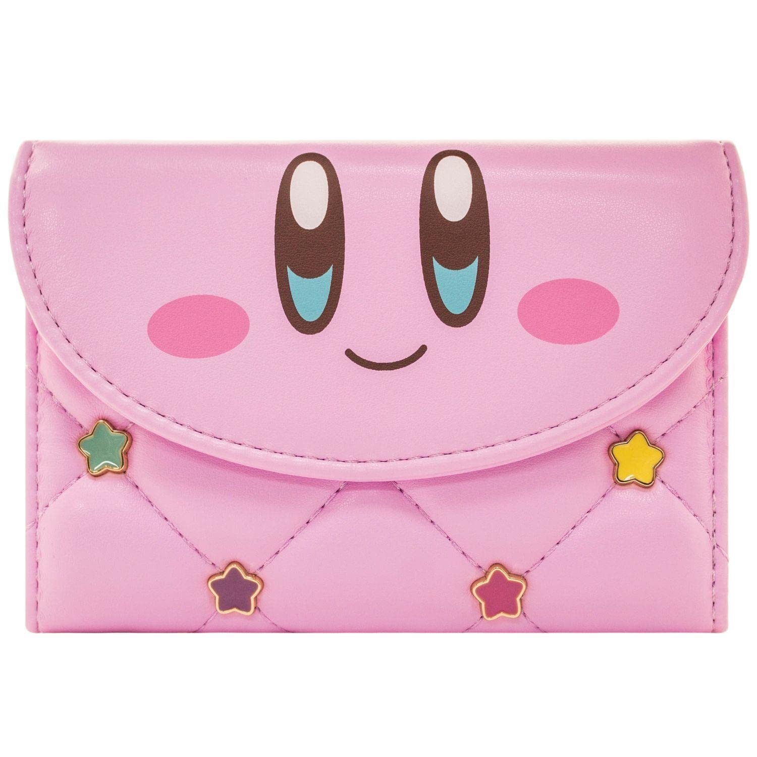 Бумажник Tri-Fold Kirby Dream Land Ability Metal Stars, розовый, фото №2