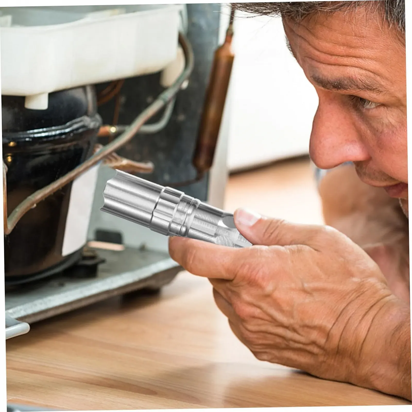 Ліхтар LED з алюмінієвого сплаву 2 шт. Маленький і легкий аварійний , водонепроникний для активного відпочинку (без батареї), фото №5