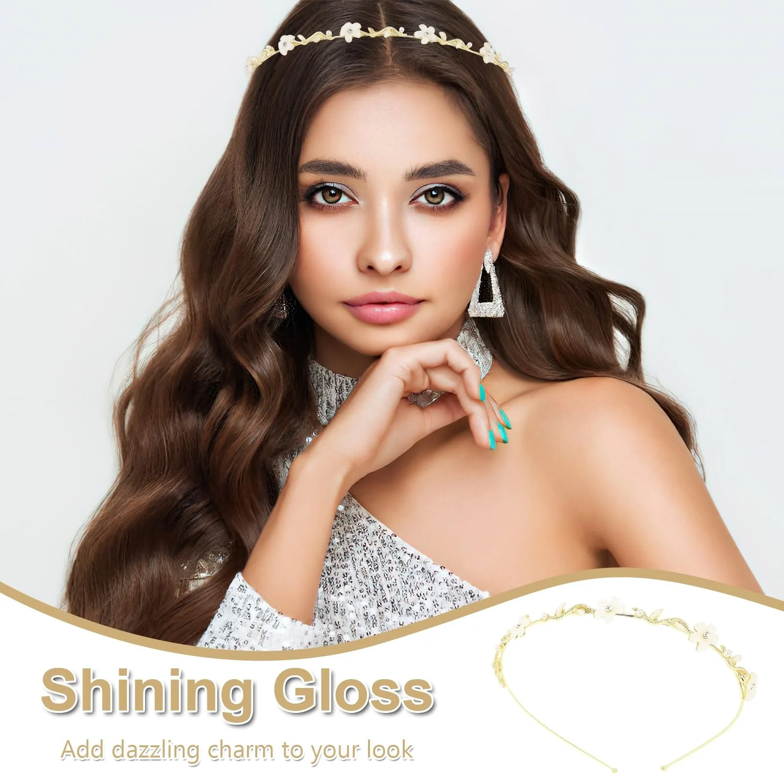 Свадебный Обруч для волос Женский, фото №4 Свадебный Обруч для волос Женский, фото №4