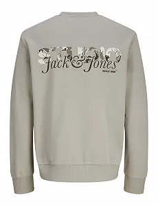 Толстовка JACK & JONES Jjyuki Back Sweat Crew Neck Jnr synthetic.ua - Фото 1