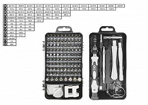 Набір викруток TRACER Precision 115 in 1 Mini synthetic.ua - Фото 1