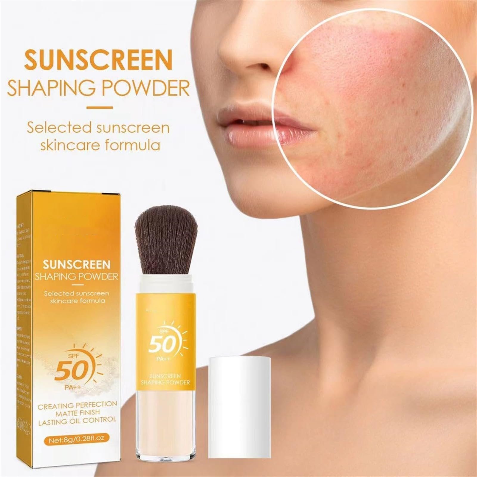 Пудра Siapodan Мінеральна Сонцезахисна SPF 50 Фіксуюча Транслюцентна, фото №3