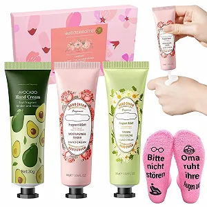 Набор Кремов для Рук и Носки с Надписью "Bitte Nicht Stören" - Фото 1