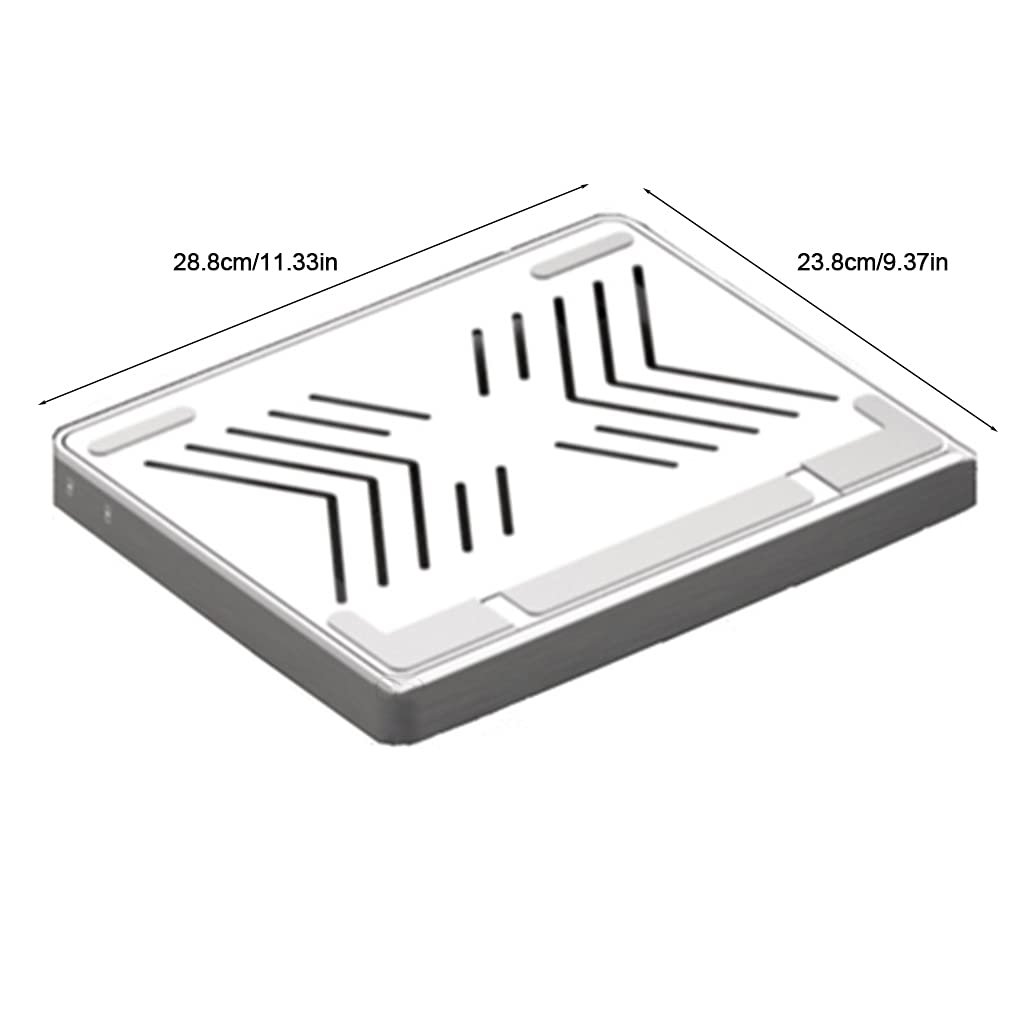 Підставка для ноутбука алюмінієва регульована протиковзка складна тепловідвідна для 17,3-дюймового ПК планшета регульована вертикальна ергономічна, фото №6 Підставка для ноутбука алюмінієва регульована протиковзка складна тепловідвідна для 17,3-дюймового ПК планшета регульована вертикальна ергономічна, фото №6