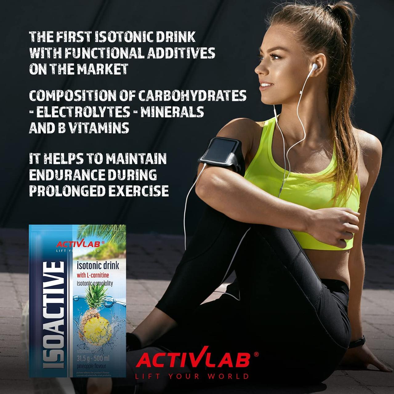 Изотонический напиток Iso Active 31,5g 1 sachet Pineapple, фото №3
