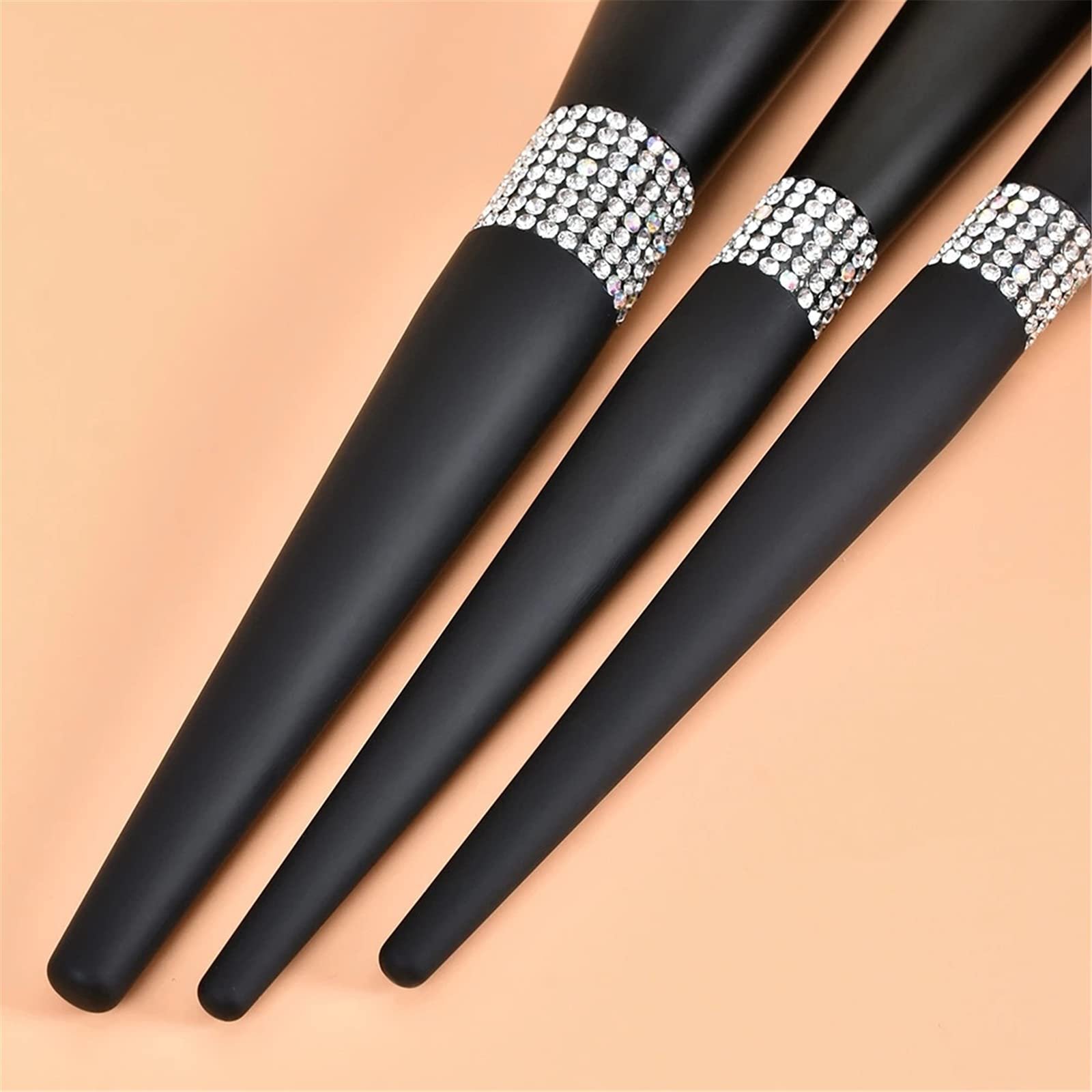 Набор кистей для макияжа JTRHD Professional Makeup Brush Tool 10 Черная Матовая Ручка, фото №3