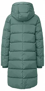 Жіноче пальто QS стьобане з капюшоном synthetic.ua - Фото 1