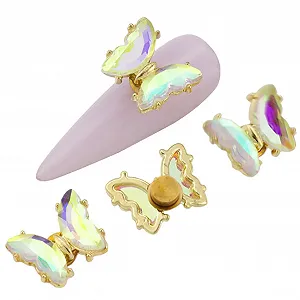 Метелики Каміння Гель для нігтів Підвіски - Фото 1