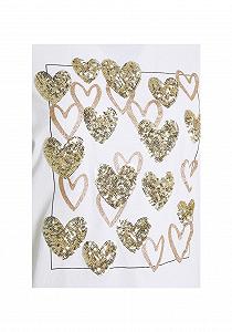 Футболка ONLKITA REG LEAF/MOON TOP BOX JRS 15246473-Bright -Print:GOLD HEARTS SQUARE ONLY XS synthetic.ua - Фото 1