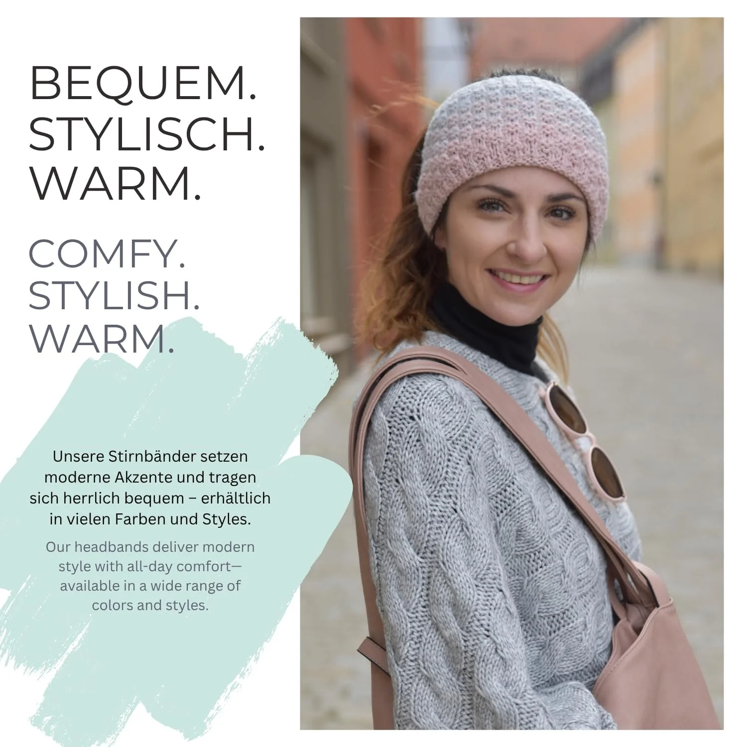 В'язана пов'язка на голову жіноча styleBREAKER, фото №6 В'язана пов'язка на голову жіноча styleBREAKER, фото №6