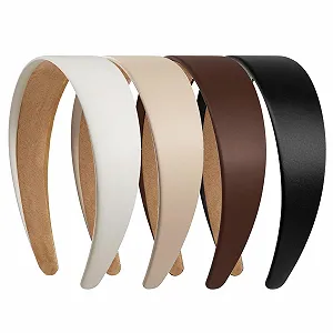 Обруч для волос Satin, 4 шт - Фото 1