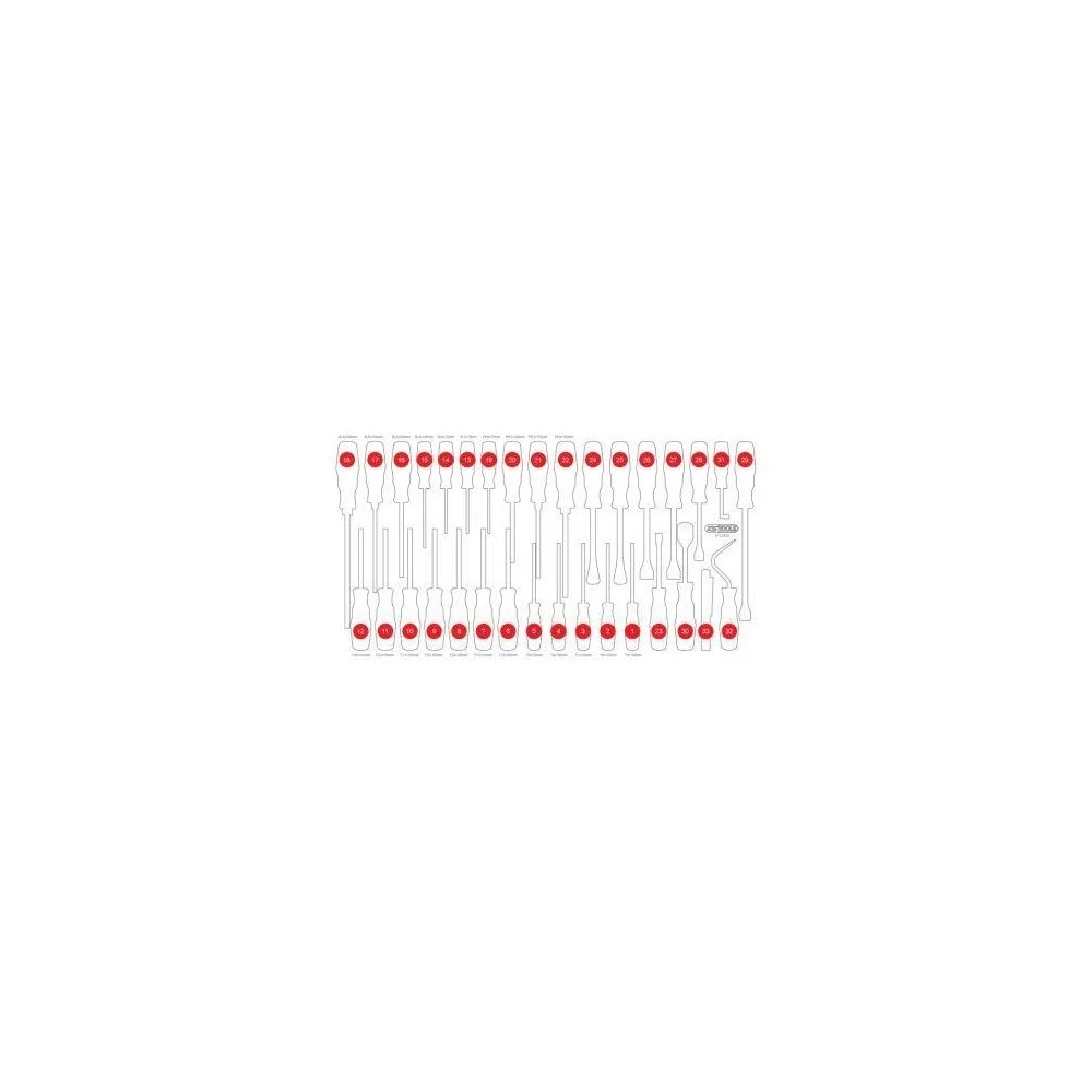 Вкладыш из пеноматериала, кейс KS TOOLS 813.0033-97, фото №1 Вкладыш из пеноматериала, кейс KS TOOLS 813.0033-97, фото №1