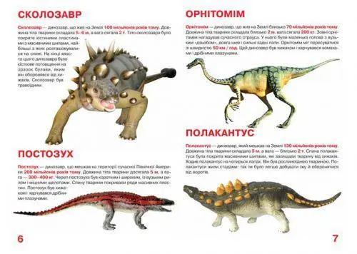 Книга Большая Динозавры укр, фото №3