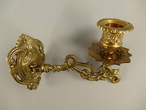 Настенный свечной канделябр Piano Candelabra 1201.0B в барочном стиле synthetic.ua - Фото 1