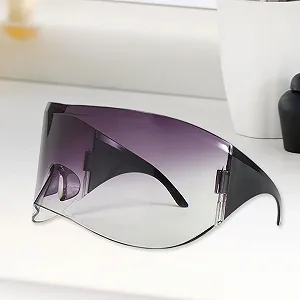 Сонцезахисні окуляри Perfeclan Безкаркасні Легкі Модні Вітрозахисні для Чоловіків та Жінок для пішого туризму synthetic.ua - Фото 1