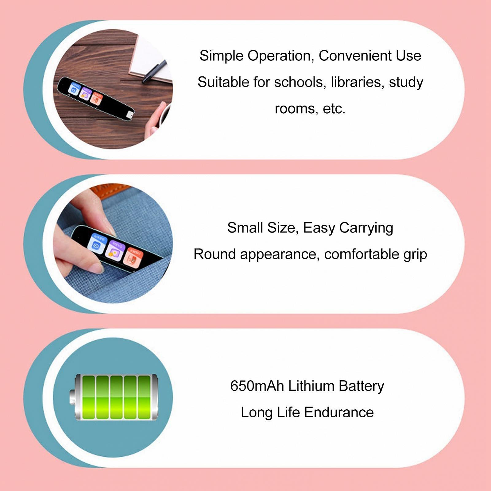 Ручка-сканер для перекладу, Пристрій голосового перекладача, фото №7