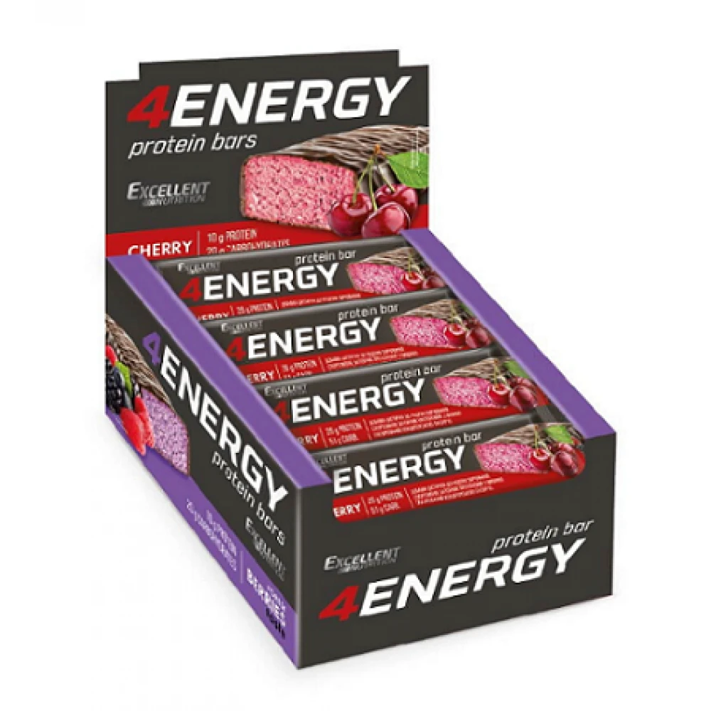4 ENERGY 24 x 40g Cherry, фото №1