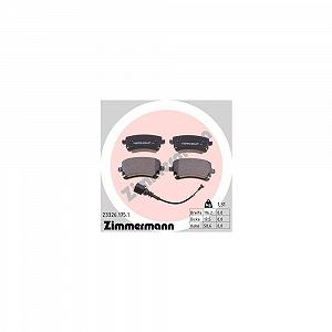 Комплект гальмівних колодок дискового гальма ZIMMERMANN 23326.175.1 для VAG задня вісь - Фото 1