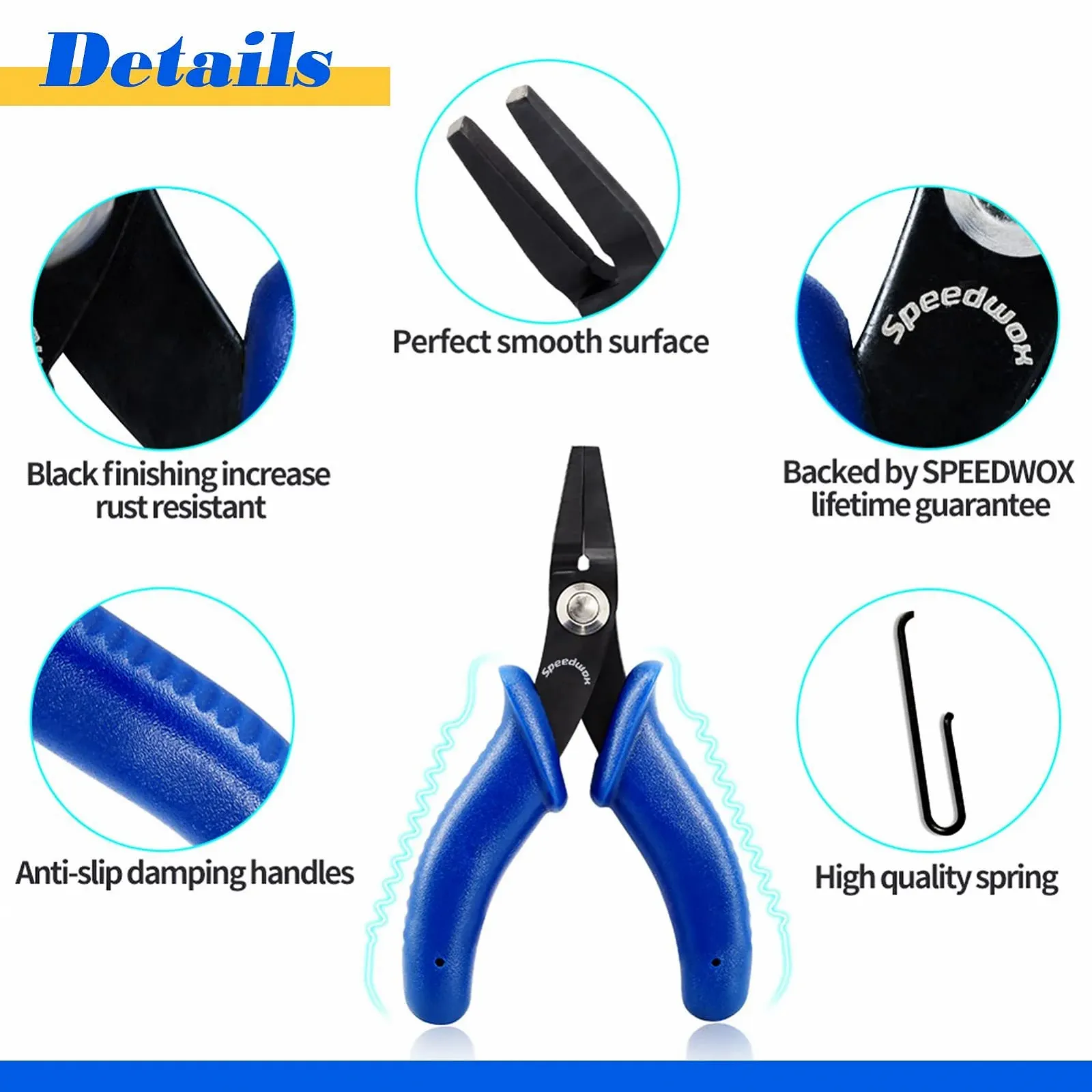 Мини Плоскогубцы SPEEDWOX, 4 дюйма, фото №3