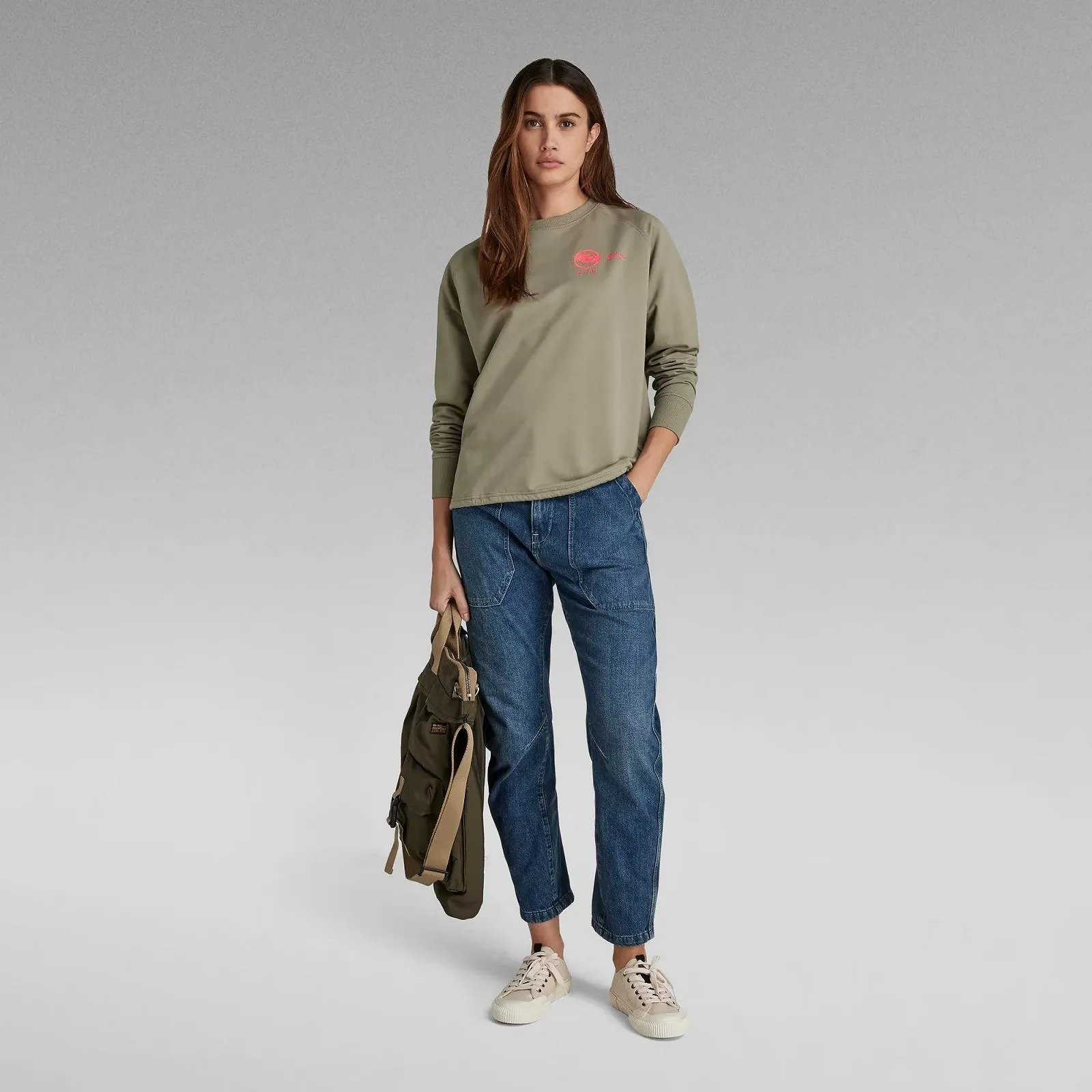 Жіночий світшот G-Star RAW Fish Tail Graphic Sweat - S, фото №5