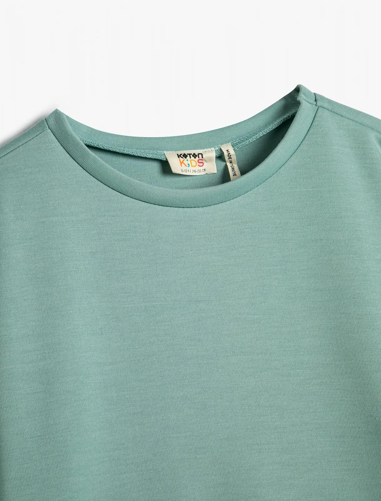 Світшот Koton Basic з круглим вирізом, з довгими рукавами, фото №3