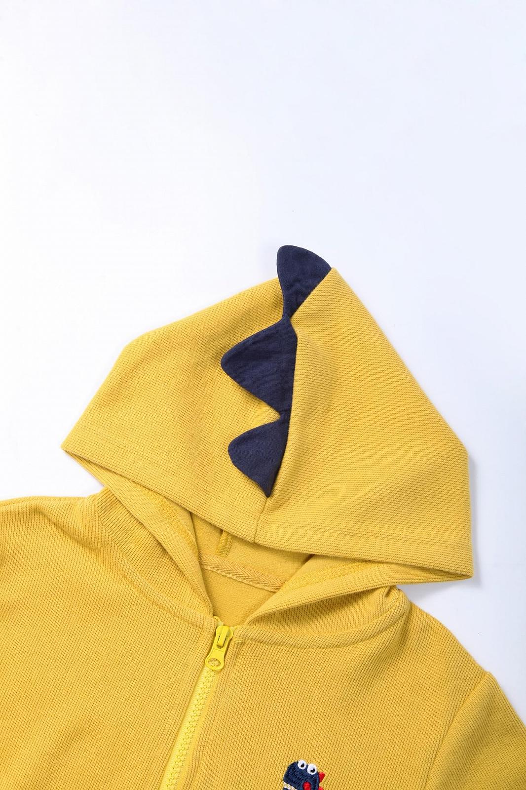 Худі Alleen для хлопчиків Толстовка з динозавром з кишенями, фото №6