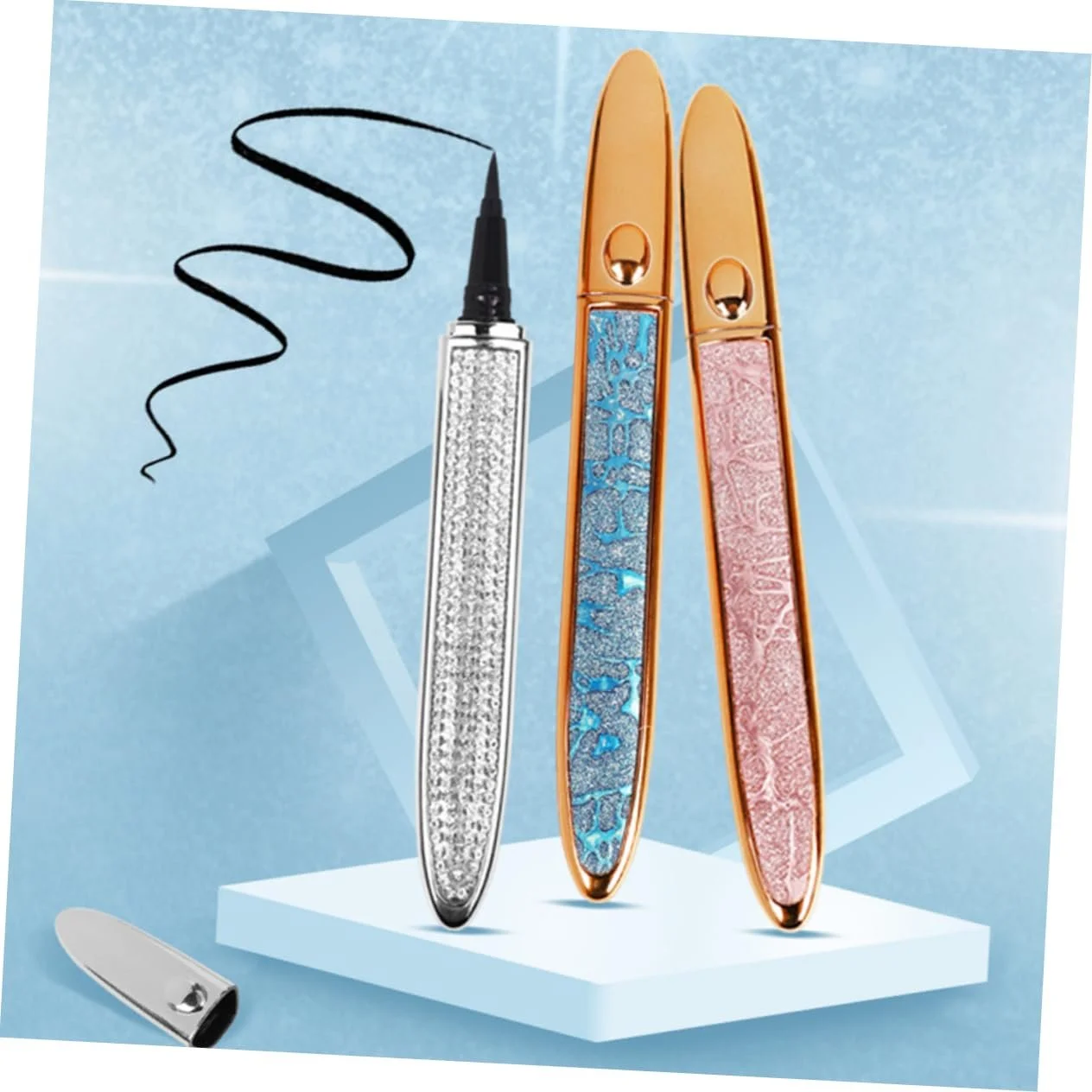 Лайнер Angoily Diamant-Eyeliner водостійка Рідка, фото №2 Лайнер Angoily Diamant-Eyeliner водостійка Рідка, фото №2