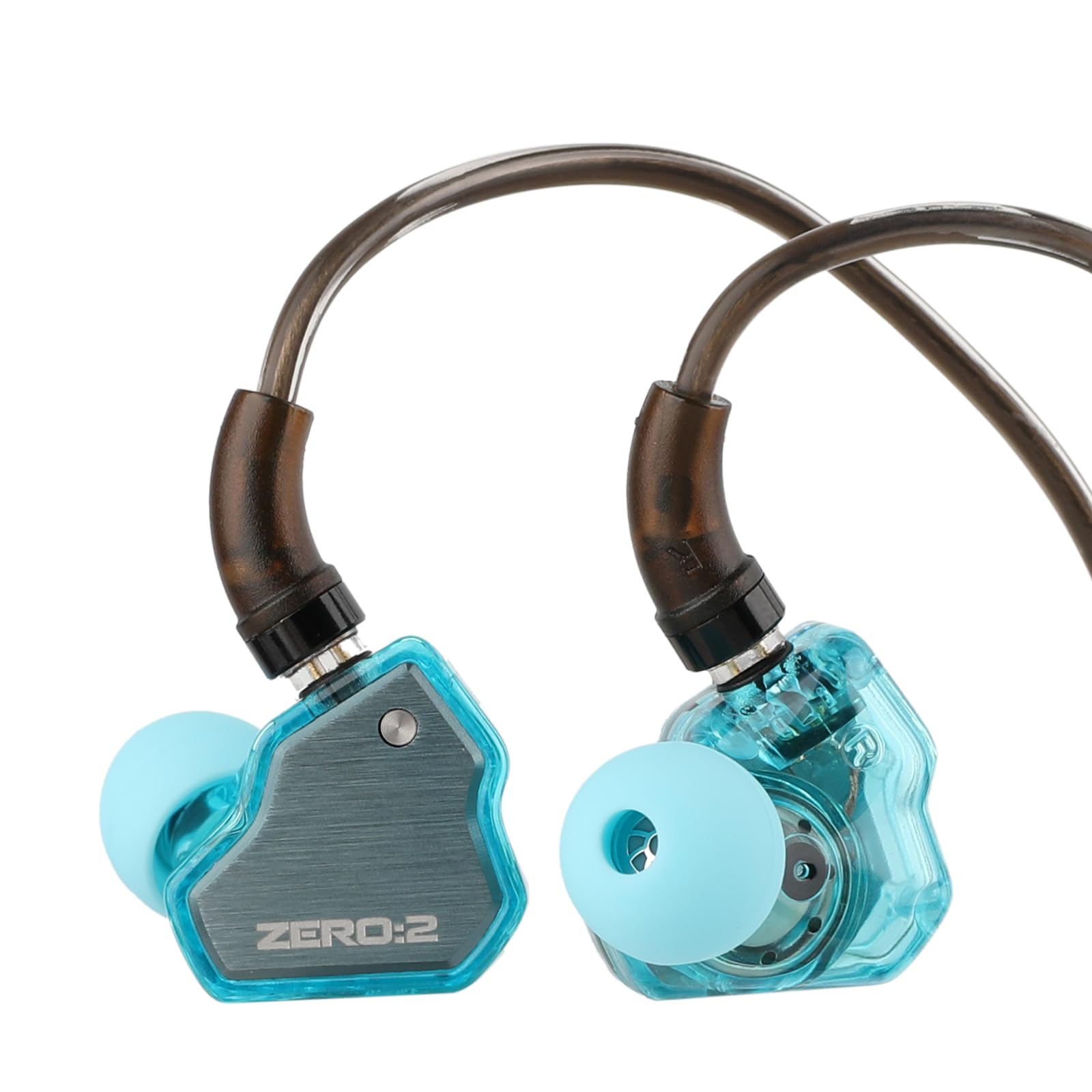 Навушники LINSOUL 7Hz x Crinacle Zero:2 динамічні 10 мм провідні для ігор сині, фото №1