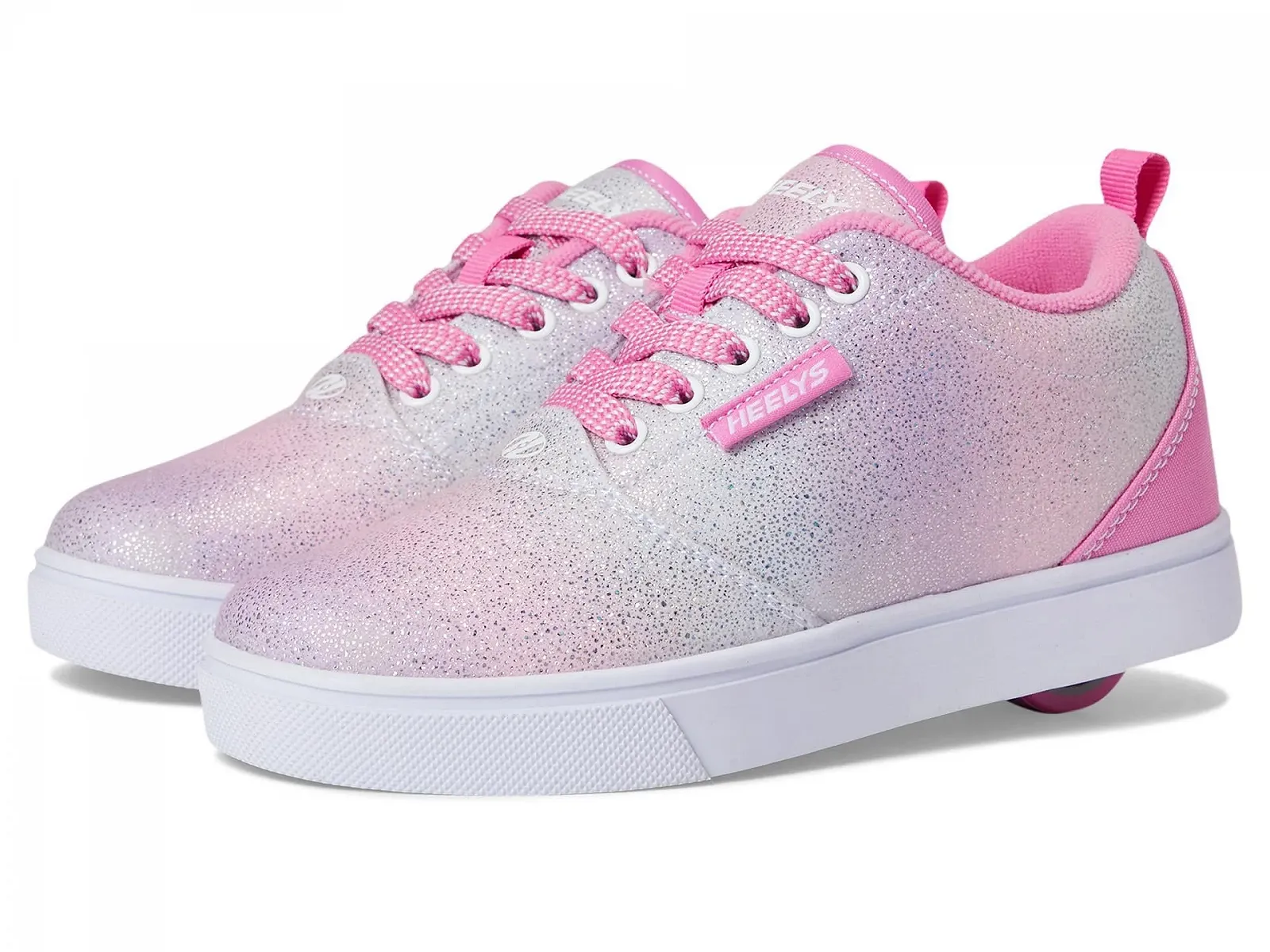 Кроссовки на роликах Heelys Pro 20 Fade Silver Pink, фото №1