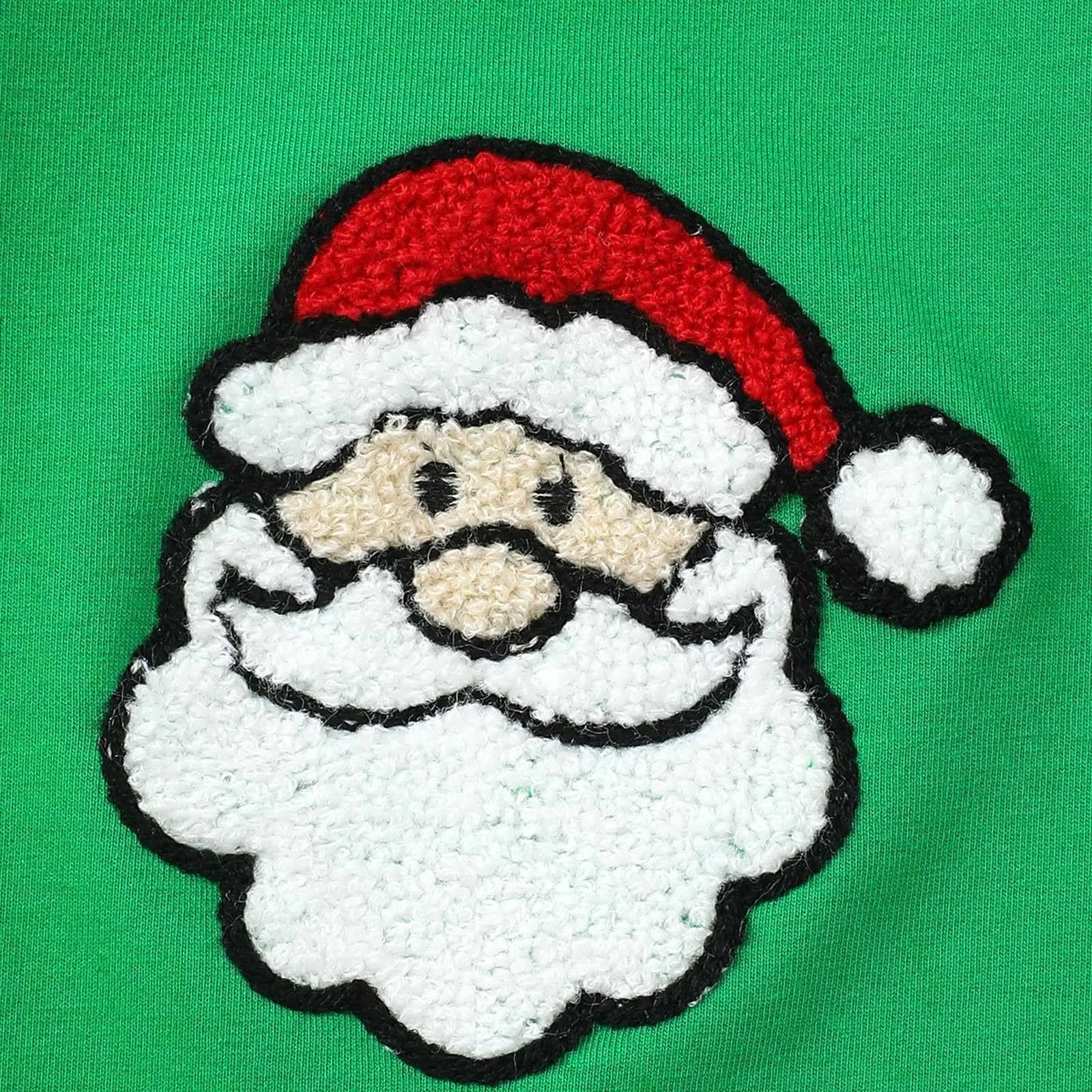 Детский рождественский джемпер с принтом, детская толстовка с длинными рукавами и рукавами-воланами, уютный джемпер для девочек и мальчиков, праздничная одежда, фото №4